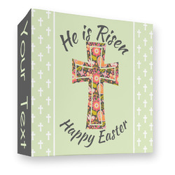 Easter Cross 3 Ring Binder - Full Wrap - 3"