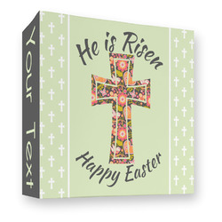 Easter Cross 3 Ring Binder - Full Wrap - 3"