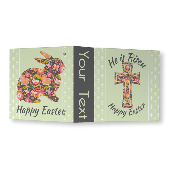 Easter Cross 3 Ring Binders - Full Wrap - 3" - OPEN OUTSIDE
