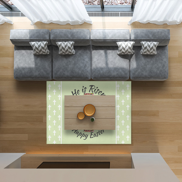 Easter Cross 5'x7' Indoor Area Rugs - IN CONTEXT