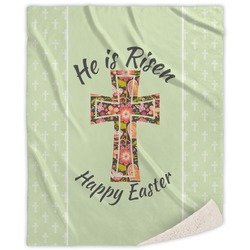 Easter Cross Sherpa Throw Blanket - 50"x60"