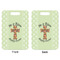 Easter Cross Aluminum Luggage Tag (Front + Back)