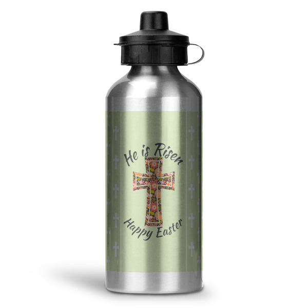 Custom Easter Cross Water Bottle - Aluminum - 20 oz
