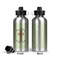 Easter Cross Aluminum Water Bottle - Front and Back