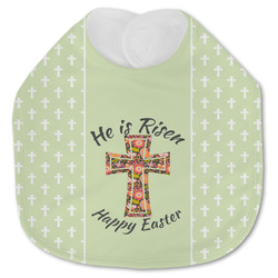 Easter Cross Jersey Knit Baby Bib