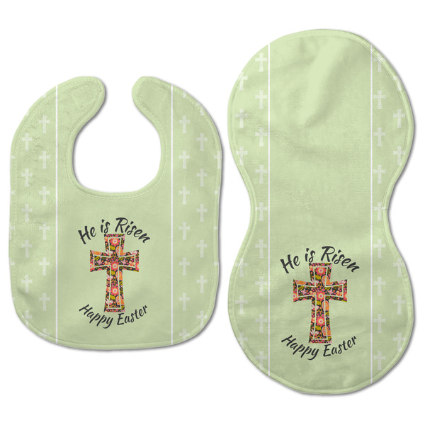 Easter Cross Baby Bib & Burp Set - Approval (new bib & burp)
