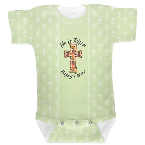 Custom Easter Cross Baby Bodysuit 3-6