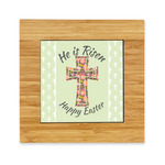 Easter Cross Bamboo Trivet with Ceramic Tile Insert