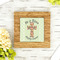 Easter Cross Bamboo Trivet with 6" Tile - LIFESTYLE