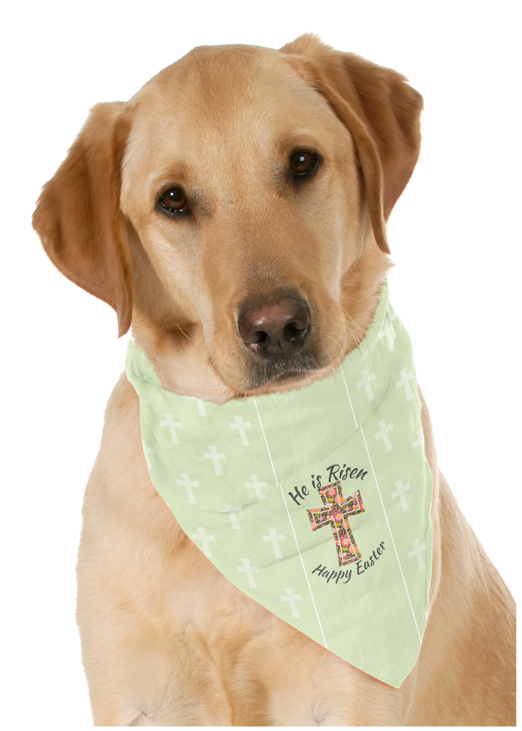 Easter Cross Dog Bandana Scarf YouCustomizeIt