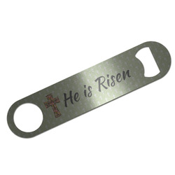 Easter Cross Bar Bottle Opener - Silver