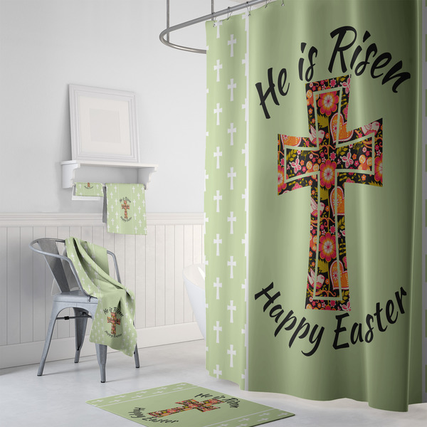 Easter Cross Bath Towel Sets - 3-piece - In Context