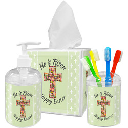 Easter Cross Acrylic Bathroom Accessories Set