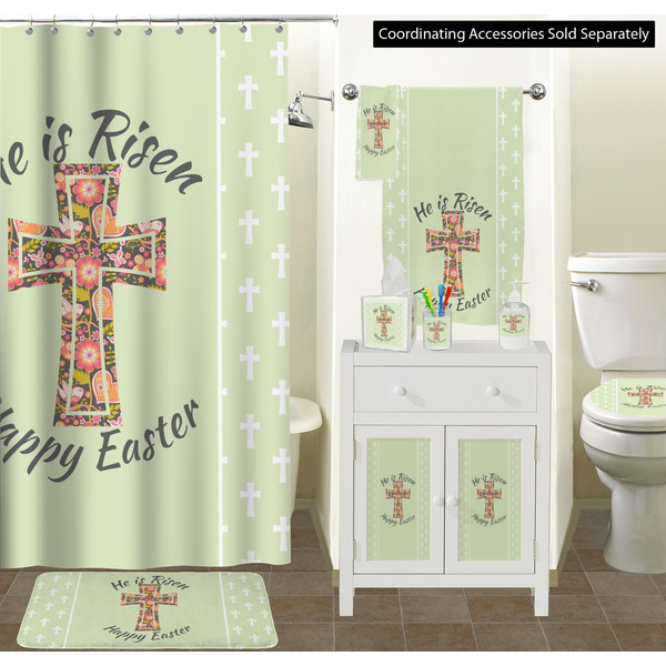 Easter Cross Bathroom Scene