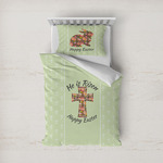 Easter Cross Duvet Cover Set - Twin