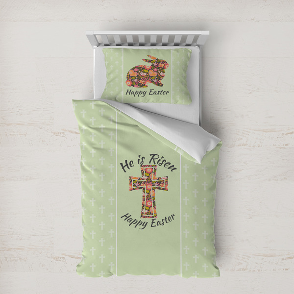 Custom Easter Cross Duvet Cover Set - Twin XL