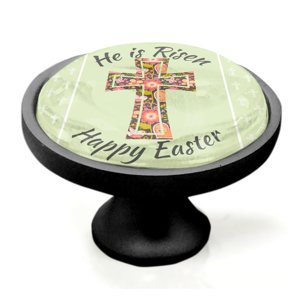 Easter Cross Black Custom Cabinet Knob (Side)