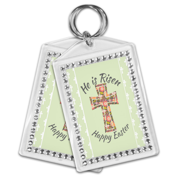 Easter Cross Bling Keychain - MAIN