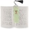 Easter Cross Bookmark with tassel - In book