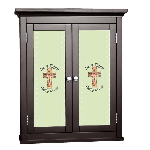 Custom Easter Cross Cabinet Decal - Small