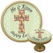 Easter Cross Cabinet Knob - Gold - Multi Angle
