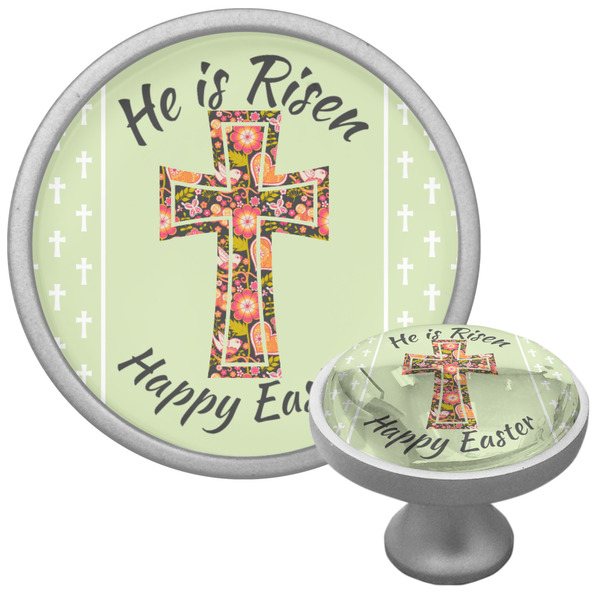 Custom Easter Cross Cabinet Knob (Silver)
