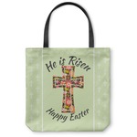Easter Cross Canvas Tote Bag - Large - 18"x18"