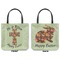 Easter Cross Canvas Tote - Front and Back