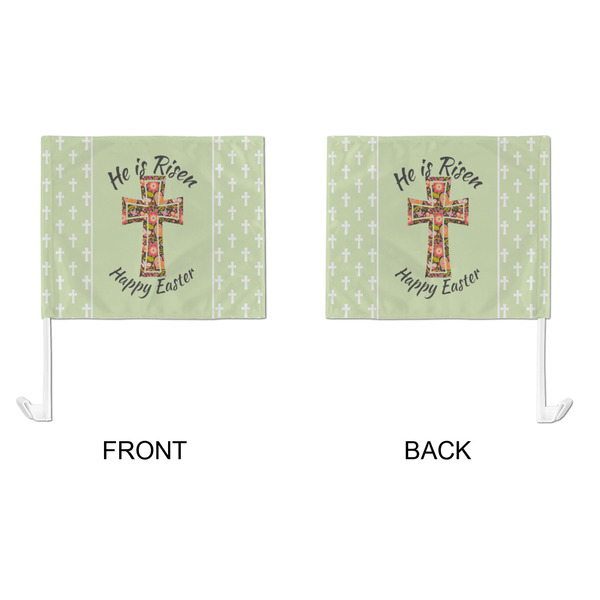 Easter Cross Car Flag - Large - APPROVAL