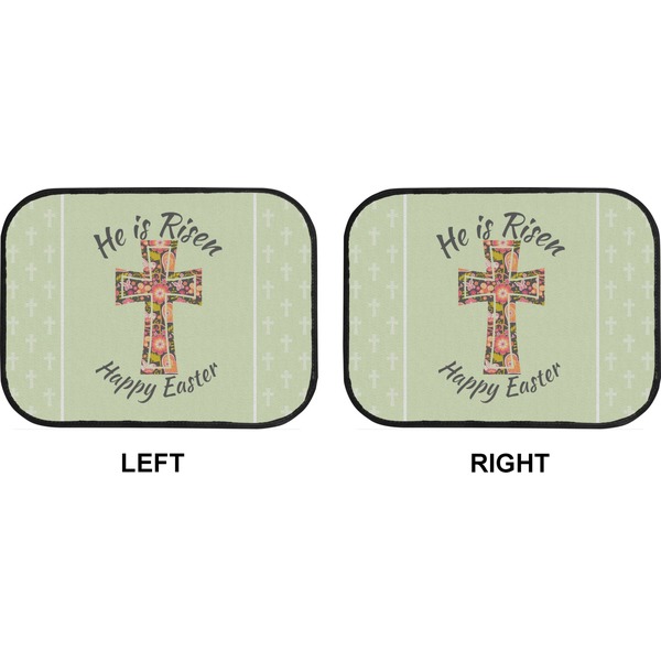 Easter Cross Car Floor Mats (Back Seat) (Approval)