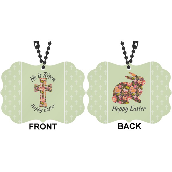 Easter Cross Car Ornament (Approval)