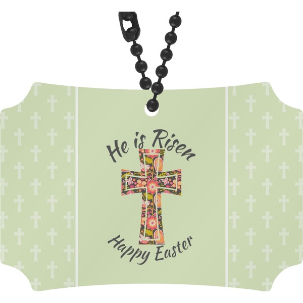 Custom Easter Cross Rear View Mirror Ornament