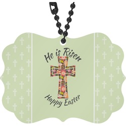 Easter Cross Rear View Mirror Charm