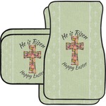 Easter Cross Car Floor Mats Set - 2 Front & 2 Back