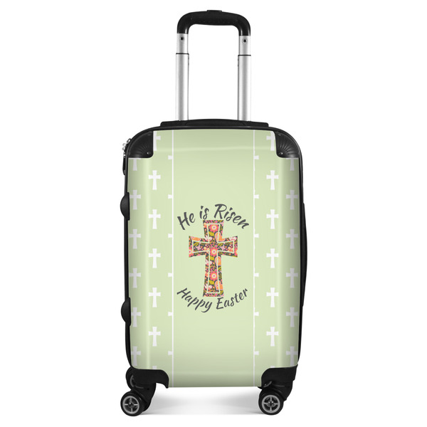 Custom Easter Cross Suitcase - 20" Carry On