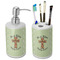 Easter Cross Ceramic Bathroom Accessories Set