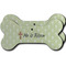 Easter Cross Ceramic Dog Ornament - Front & Back