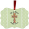 Easter Cross Christmas Ornament (Front View)