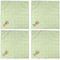 Easter Cross Cloth Napkins - Personalized Dinner (APPROVAL) Set of 4
