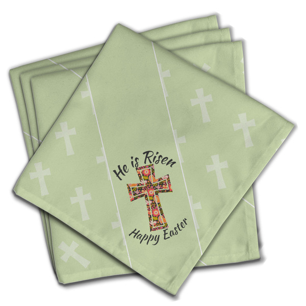 Custom Easter Cross Cloth Napkins (Set of 4)
