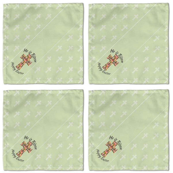 Easter Cross Cloth Napkins - Personalized Lunch (APPROVAL) Set of 4