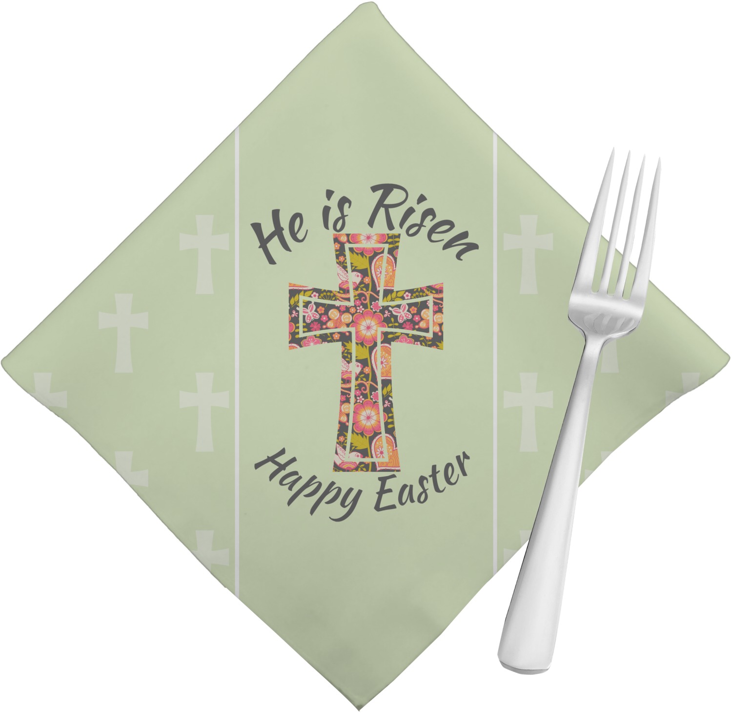 Easter Cross Cloth Napkins (Set of 4) YouCustomizeIt
