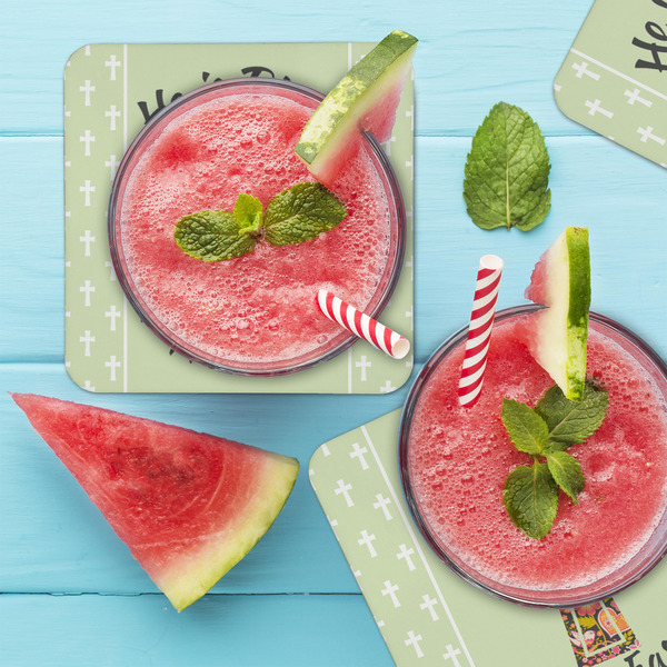 Easter Cross Coaster Set - LIFESTYLE