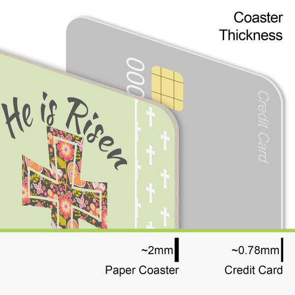 Easter Cross Coaster Thickness