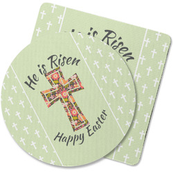 Easter Cross Rubber Backed Coaster