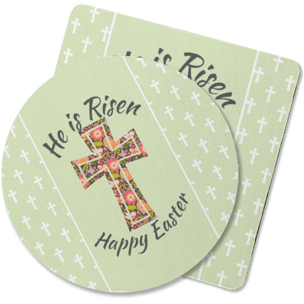 Custom Easter Cross Rubber Backed Coaster