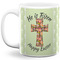 Easter Cross Coffee Mug - 11 oz - Full- White