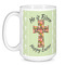 Easter Cross Coffee Mug - 15 oz - White