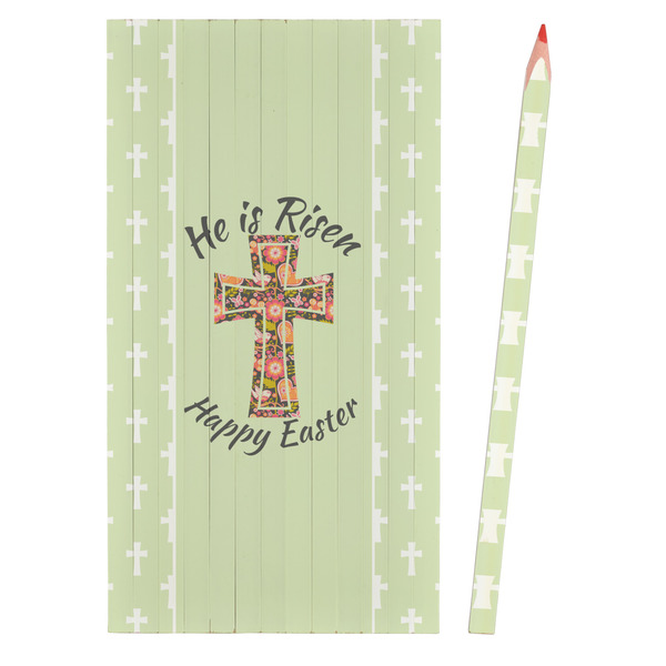 Easter Cross Colored Pencils - Front View