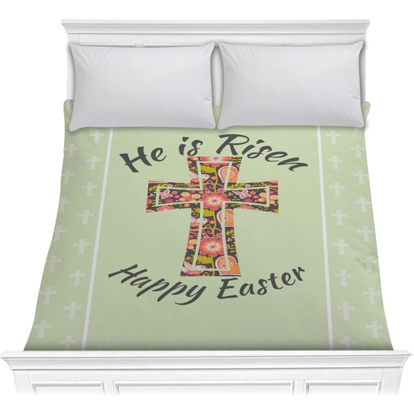 Custom Easter Cross Comforter - Full / Queen